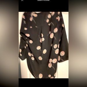 Sheer Floral Print Daniel Rainn Blouse